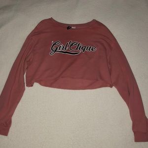 H&M cropped long sleeve shirt